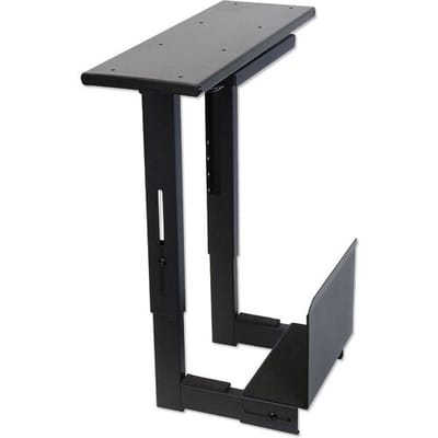 LINDY Sliding Under Desk PC Holder 40284 PC-houder Onder tafel Zwart Belastbaar tot: 30 kg