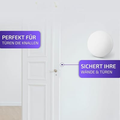 Famanu – Zelfklevende deurbuffer set 20 stuks – Ø40 mm – wit – professionele wandstopper voor deuren