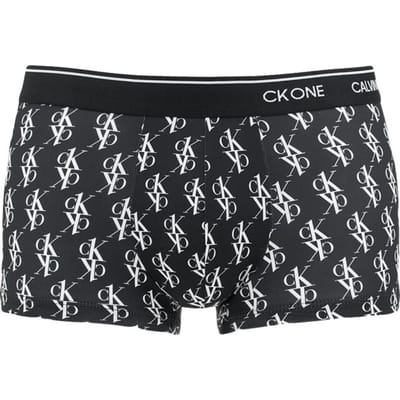 Calvin Klein ck one lowrise microfiber trunk ck logo zwart - XL