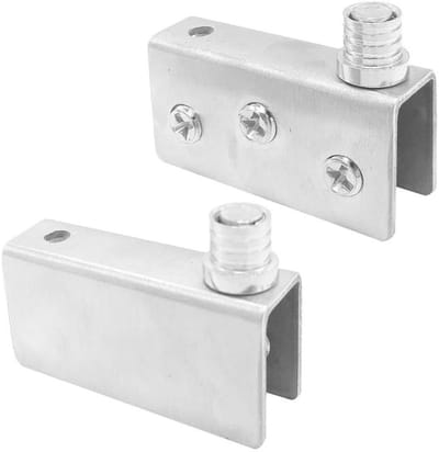 Glazen Deur Scharnier voor Kasten, Pivot Scharnier Clips en Douchedeur Klemmen voor 8-10mm Dikte Glas - Duurzaam en Betrouwbaar