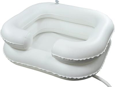 Opblaasbare wastafel voor haarwassen – Ideaal voor bedlegerige patiënten