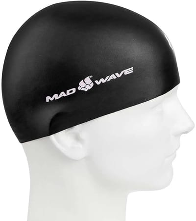 Madwave Soft Fina Zwembadmuts Zwart L