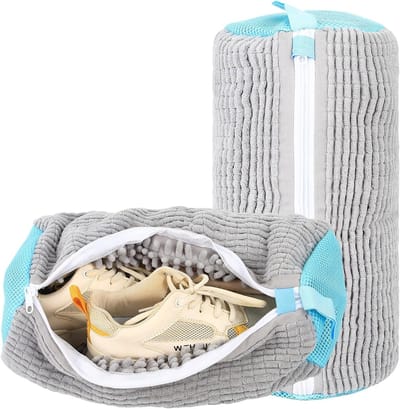 Pockets voor schoenen in de wasmachine, microvezel, 360° bescherming, herbruikbaar, ideaal voor sportschoenen en sneakers