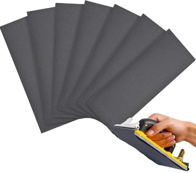 Dailygoods- Schuurpapierset 9 x 23 cm - Schuurpapier Fijn 1000/1200/1500 - Nat/Droog - Voor Hout/Metaal - Scheur- en Waterbestendig