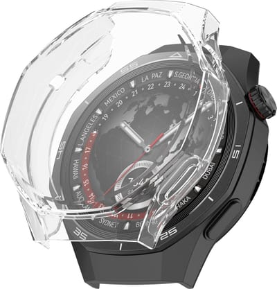 Strap-it Zacht TPU bescherm hoesje - case geschikt voor Huawei Watch GT 5 Pro - 46mm (transparant)