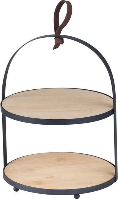 Cosy & Trendy Etagere Bamboe Met Metalen Houder