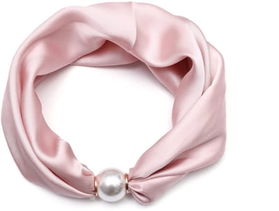 Effen Sjaal met Sierlijke Magnetische Pareksluiting - Roze