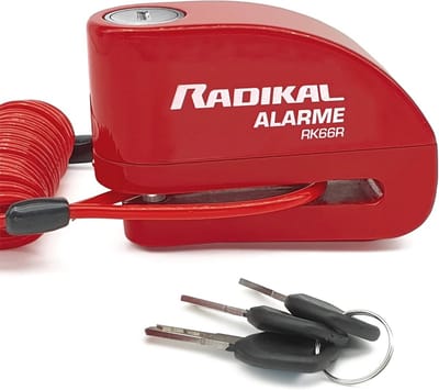 Universele Antidiefstal Hangslot met Alarm 110 dB voor Motorfiets, Scooter en Fiets