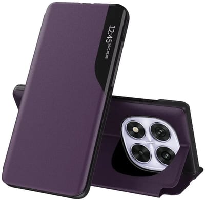 Hoesje geschikt voor Xiaomi Redmi Note 14 Pro 5G / Xiaomi Poco X7 - Techsuit eFold Book Case - Paars