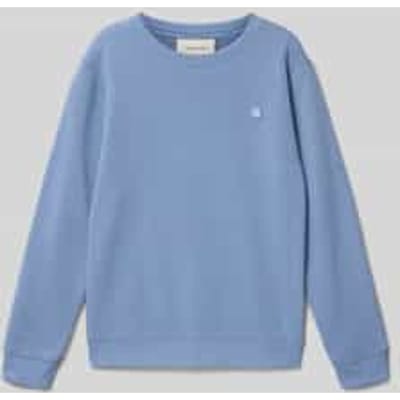 Calvin Klein Unisex Mini Badge Regular Sweatshirt Infinity Maat: 12 | Truien Outlet | Unisex | Blauw