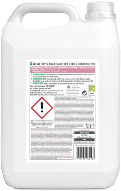Ecover Wol en Fijnwasmiddel 111 Wasbeurten - 1 x 5 liter - Voordeelverpakking