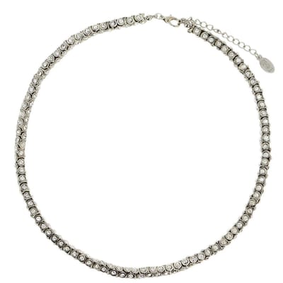Behave - Klassieke tonnetjes ketting zilver-kleur 40 cm (+6 cm verlengketting)