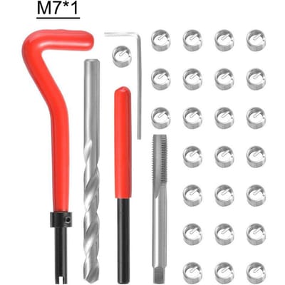 30 Stuks Metrische Draad Reparatie Insert Kit M3 M4 M7 M9 M11 Helicoil Auto Pro Coil Tool M11 * 1.5 M7X1