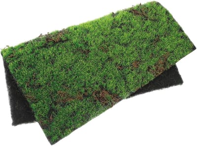 Kunstgras Tegels - Mos Tapijt - Decoratie Binnen Buiten - Zelfklevend - 30x30cm - Groen