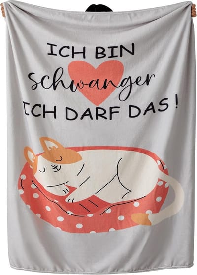 Luxe Zachte Verwen Deken voor Aanstaande Moeders – Zwangerschap Cadeau – Fleece Comfort 130x150 cm