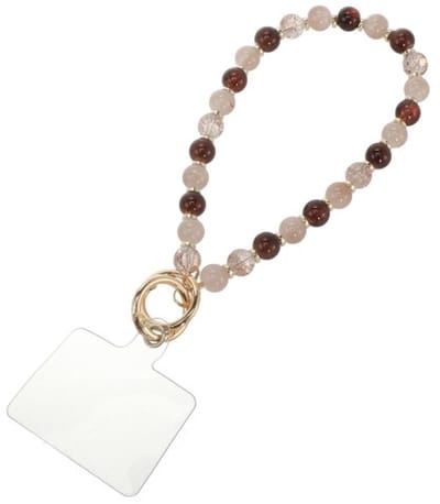 Taupe telefoonbandje Tilly- telefoonkoord- Dames koord- Moederdag