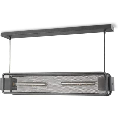 Home Sweet Home - Moderne Hanglamp Weave - 3 lichts hanglamp gemaakt van Metaal - Zwart - 80/12/150cm - Pendellamp geschikt voor woonkamer,