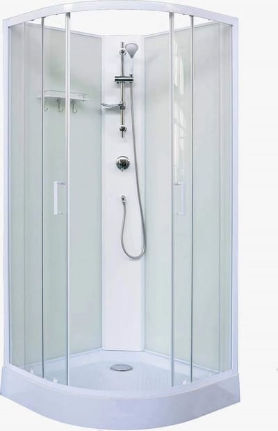 Sanifun Steff kitvrije douchecabine 90x90 kwartrond