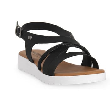 Sandalen met sleehak Valleverde NERO