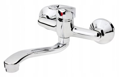 Hydroland Wandkraan Keuken - Zwenkbaar, Chroom, 150mm Hartafstand
