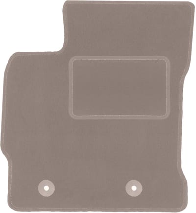 Beige bestuurdersmat voor: Toyota Auris I hatchback, stationwagen (2006-2012)