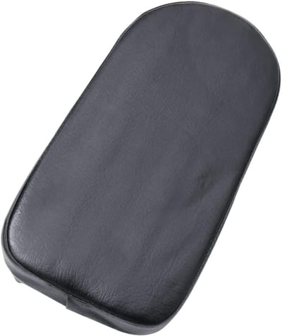 Fietszitmat Achterdrager - Passagierskussen Fiets - Extra Passagier Vervoeren - Zachte Spons Vulling - 30x15x3 cm - Zwart
