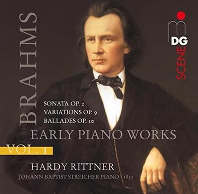 Hardy Rittner - Brahms: Early Piano Works Volume 1 (CD)