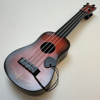 12,6 Inch Kinder Gitaar Speelgoed Kan Worden Gebruikt Om Basisinstrumenten Te Spelen Met Plectrums Simulerend Ukulele Muziek Speelgoed