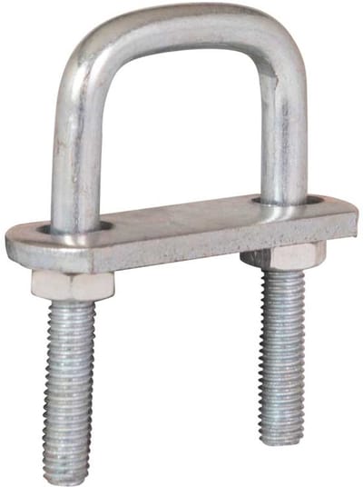 U bout M10 met strop 80 x 43 mm - verzinkt
