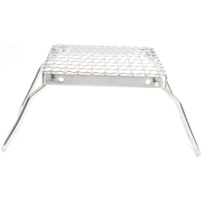 Roestvrijstalen Buitenbarbecue Kooktoestel Opvouwbare Grill BBQ Kamperen Houtgestookt Kooktoestel white