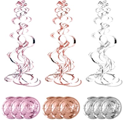 Dailygoods - 18 Stuks Hangdecoraties voor Feestelijke Gelegenheden