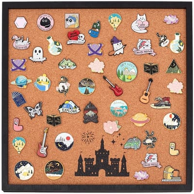 MTTproducts- Prikbord 30 x 30 cm - Kurkbord - Wandgemonteerd - Decoratie - Broche-display - Zelfherstellend vermogen