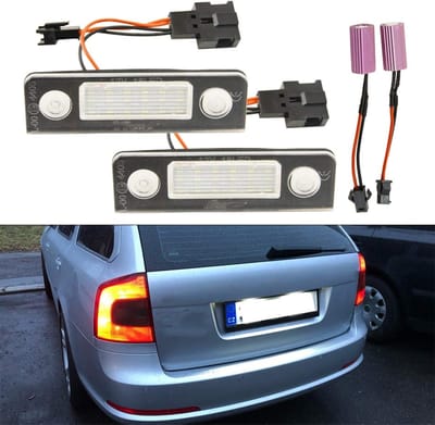 Canbus LED Kentekenplaatverlichting 12V SMD3528 Foutmelding Vrij Universeel