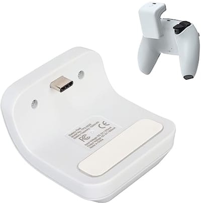 OmGoods - Dailygoody - Oplaadbare Controller-Batterijset - Snelladende Externe Batterij - LED-indicator - Wit - USB Type-C Oplaadkabel - Geschikt voor Gamecontr...