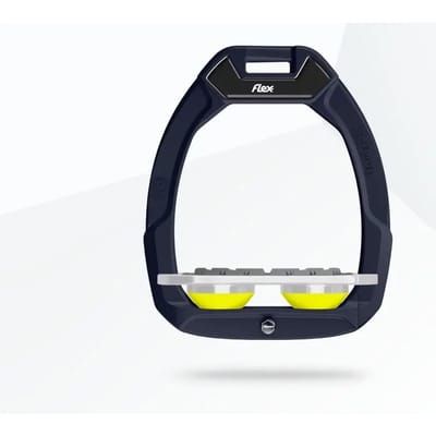 Veiligheidsstijgbeugels Plat Grip Bruin/Grijs/Geel Flex-On Safe-On
