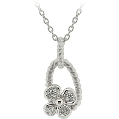 Orphelia Dames 925 Sterling Zilveren Ketting met Hanger - Zilver ZH-6020