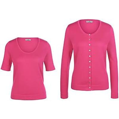 Twinset 100% katoen Van Peter Hahn pink
