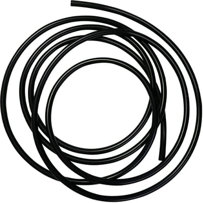 Slang, 5 mm binnendiameter x 8 mm buitendiameter 4,5 m lengte siliconen slang voor aquariumpompen en luchtslangen, zwart