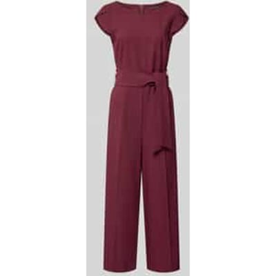 Regular fit jumpsuit met strikceintuur