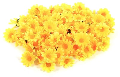 Dailygoods- Gerbera Bloem 100st - Kunstbloemen voor Bruiloften - Kunstbloemen voor Binnen - Kunstboeket - Kunstbloemen in Diverse Kleuren - Stevig en Mooi Materiaal