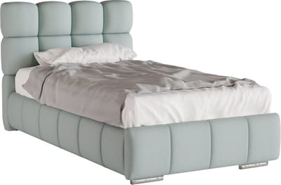 Tweepersoonsbed Bliss / Eenpersoonsbed 100 x 200 cm met opbergruimte, lattenbodem en 7zonen Multipocketmatratze CIRA (24cm)
