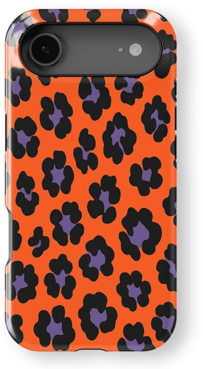DripCase Luipaard Hoesje geschikt voor iPhone 17 Air | Backcover met Mag | Hoesje met Dierenprint geschikt voor iPhone 17 Air Bold Bite
