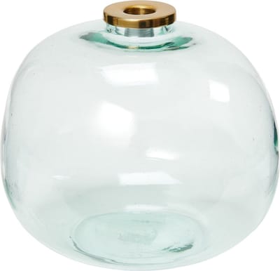 Return to Sender Vaas/Kandelaar Happy Booby - H20 cm – Recycled Glas