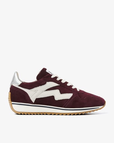 VIA VAI Mikki Alex Sneakers Dames - Leer,Suède - Bordeaux - Maat 43