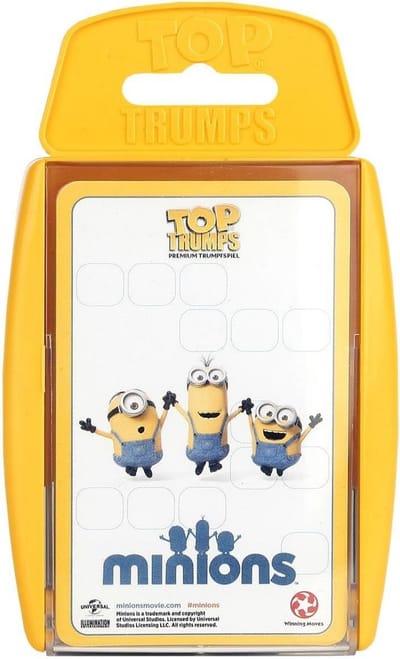 Kaartspel - Troefspel Kwartet - Familie Spelletjes - Minions Thema - 8.5 x 2 x 14 cm