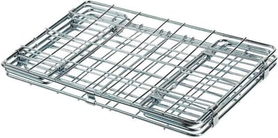 Opvouwbare Fietsmand - Boodschappenmand Fiets - Dagelijkse Boodschappen - Compact Opvouwbaar Ontwerp - 32 x 18 x 20 cm - Zilver