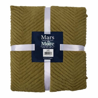 Plaid Visgraat Groen 140x200cm