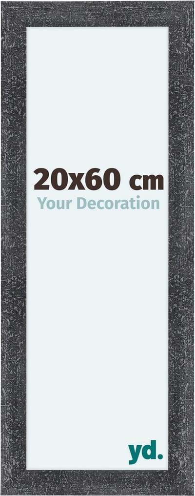 Your Decoration - Fotolijst 20x60 cm - MDF - Grijs Geveegd - Como