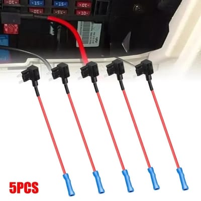 5x Add-a-Circuit Fuse Tap – Mini Blade Micro APM – 12V Auto Zekering Adapter – Voor Extra Elektrische Accessoires – Auto & Motor