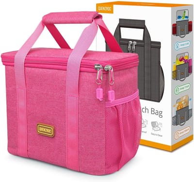 Kleine Geïsoleerde Lunchtas voor School en Kantoor - 5L Koeltas Roze